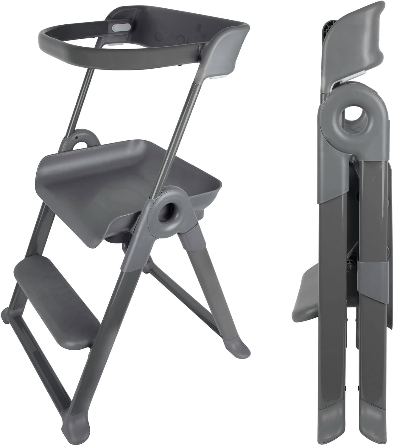 Boon PIVOT Toddler Tower — Folding Step Stool — Montessori Kitchen Helper Stool for Kids