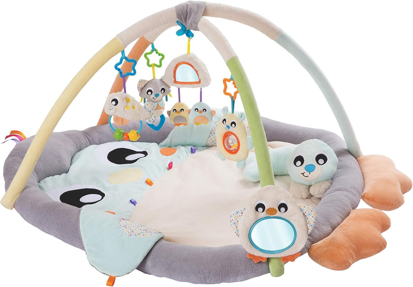 Playgro - Snuggle Me Penguin Tummy Time Play Gym with 5 Detachable Toys (Exclusive)