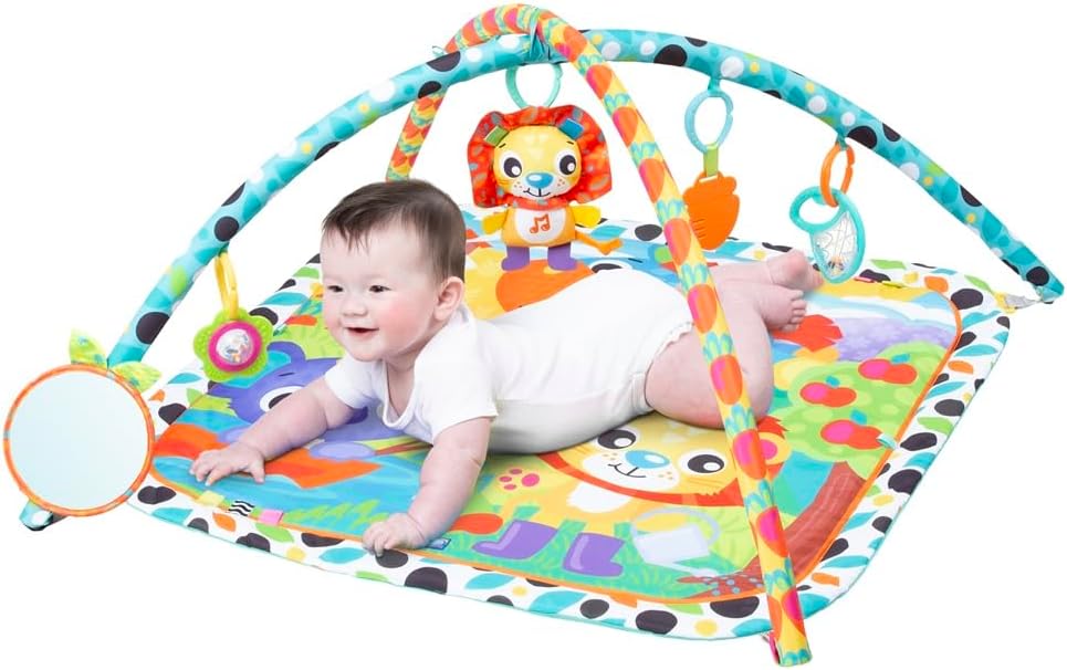 Playgro Giggly Garden Musical Gym, Sensory Toys, Multicolor