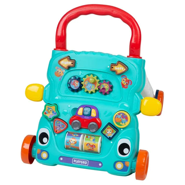 Playgro Tunes On The Move Walker, Car-Themed Fun - Multicolor