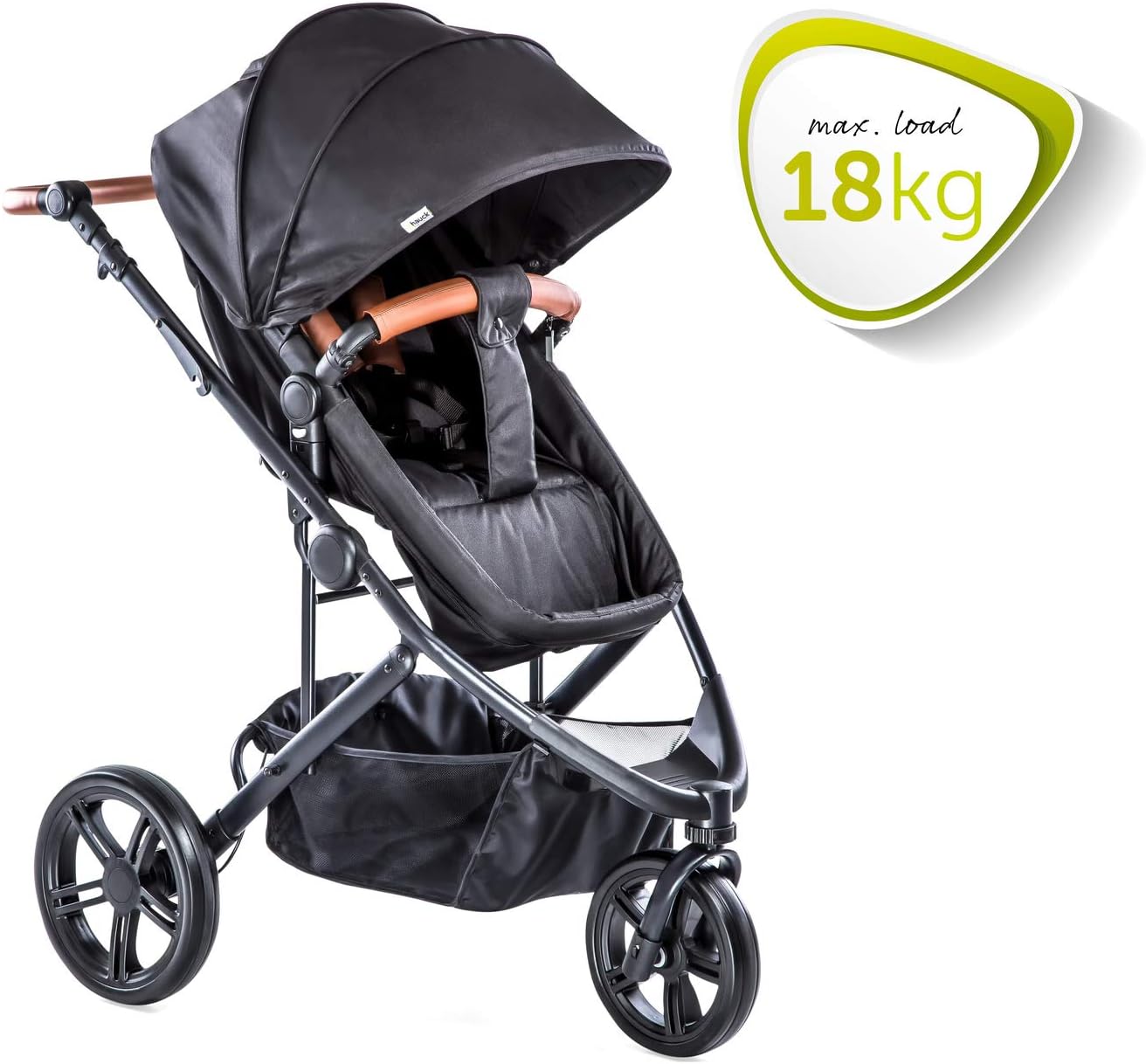 Hauck Pushchair Travel System Pacific 3 Shop N Drive/ Black