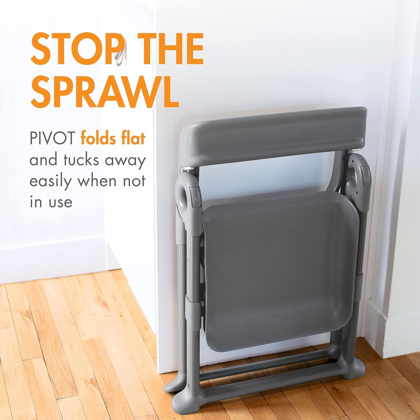 Boon PIVOT Toddler Tower — Folding Step Stool — Montessori Kitchen Helper Stool for Kids