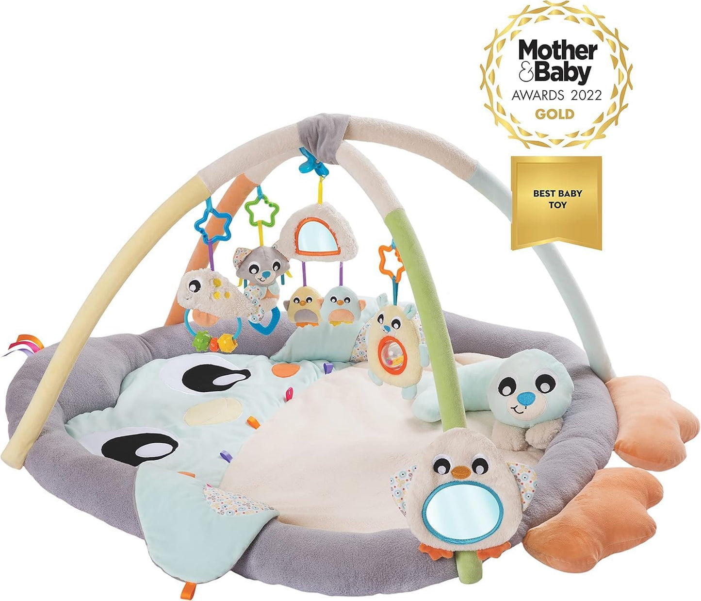 Playgro - Snuggle Me Penguin Tummy Time Play Gym with 5 Detachable Toys (Exclusive)