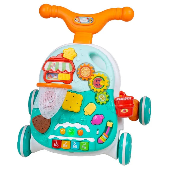 Playgro Mini Mover Table and Walker - Multicolor