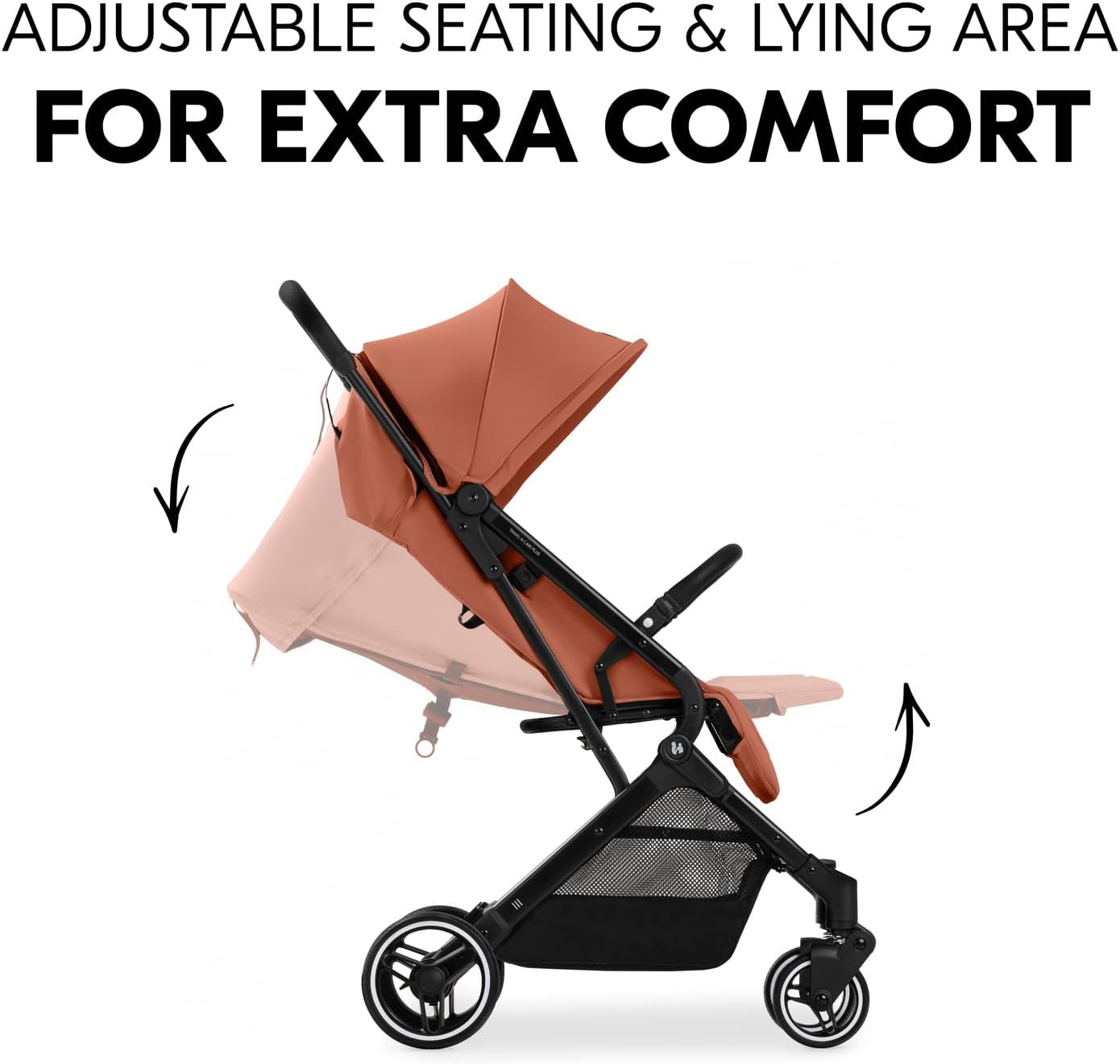Hauck - Travel N Care Plus Travel Buggy w/ Reclining Function - Cork