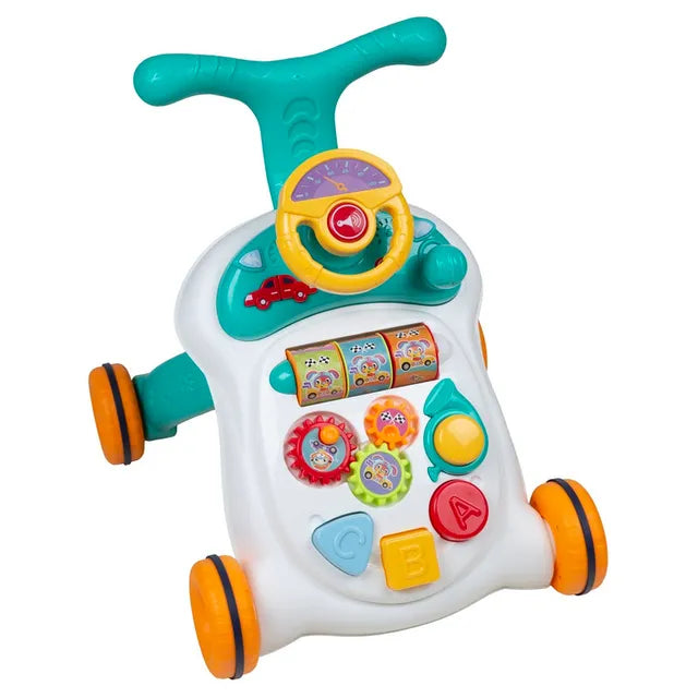 Playgro Zoom Zoomer Activity Walker, Car-Themed Fun - Multicolor