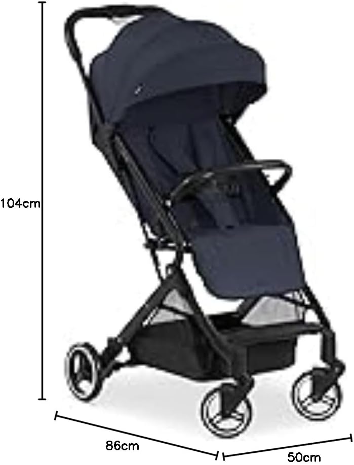 Hauck - Compact Travel N Care Foldable Buggy Stroller - Dark Navy