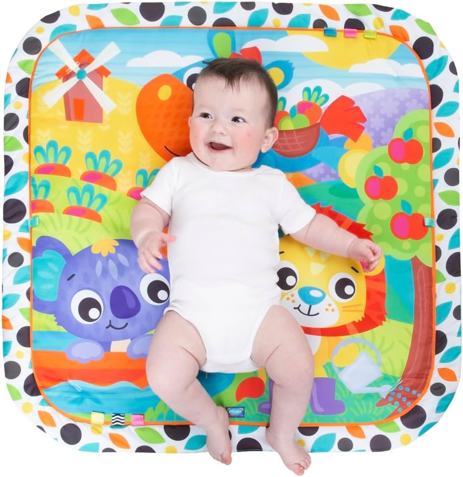 Playgro Giggly Garden Musical Gym, Sensory Toys, Multicolor