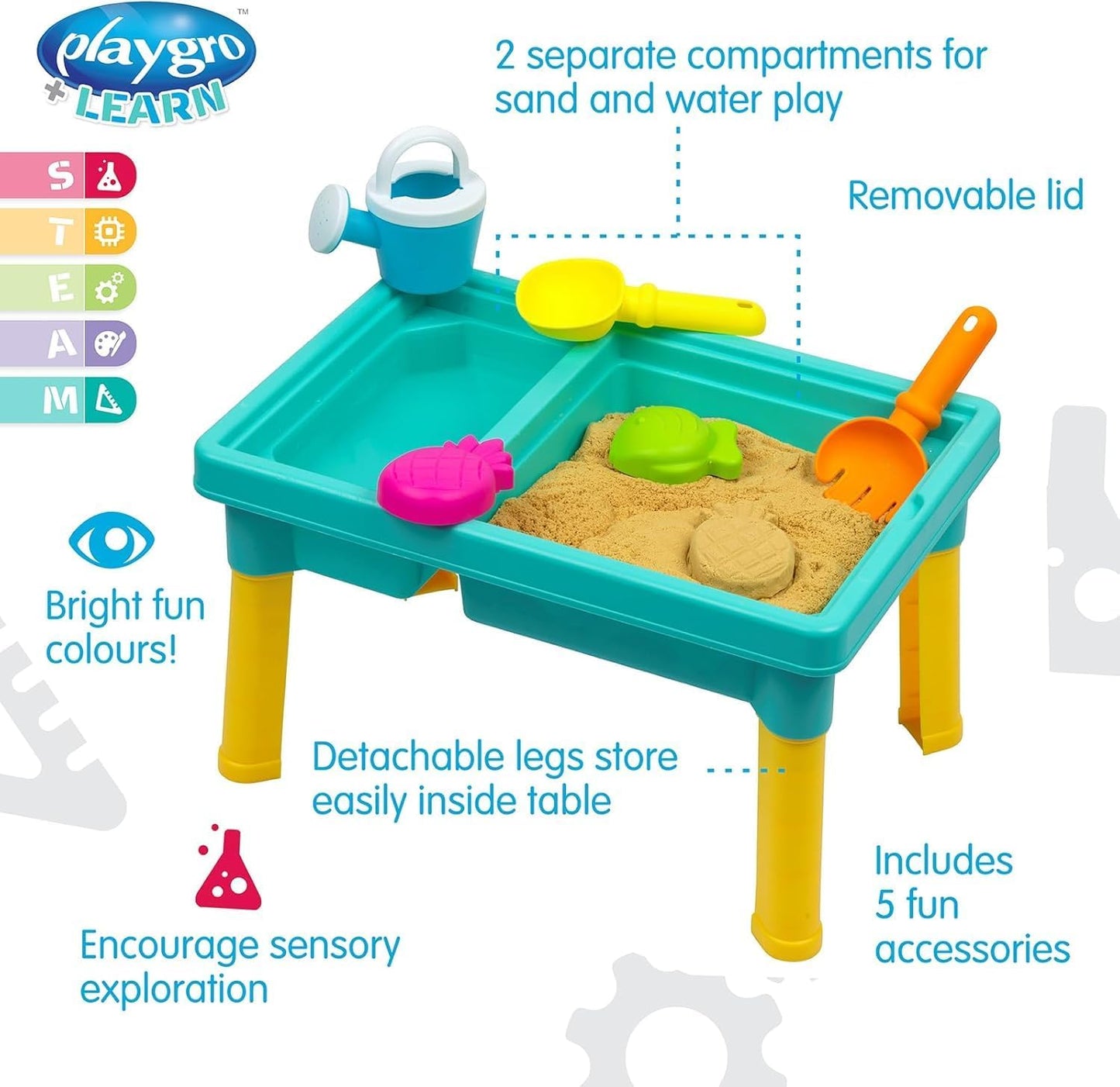 Playgro Sensory Explorer Water & Sand Table – Engaging Baby Toy