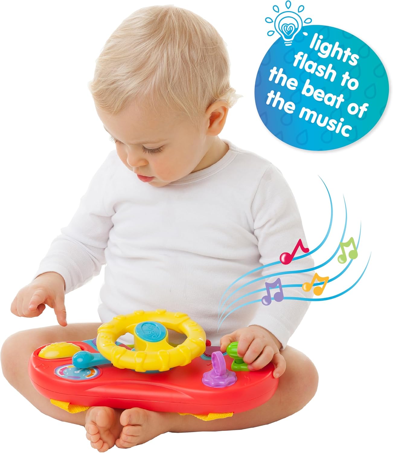 Playgro - Music & Lights Comfy Car Playgym- Red (Exclusive)