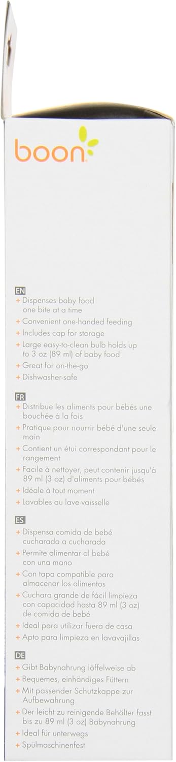 Boon - Squirt Silicone Baby Food Dispensing Spoon - Green