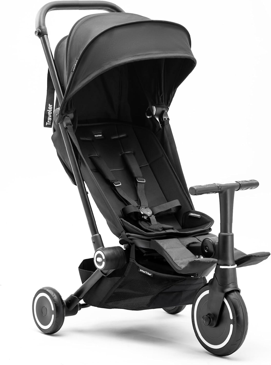 Smartrike Traveler 4-in-1 Stroller Tricycle - Onyx Black