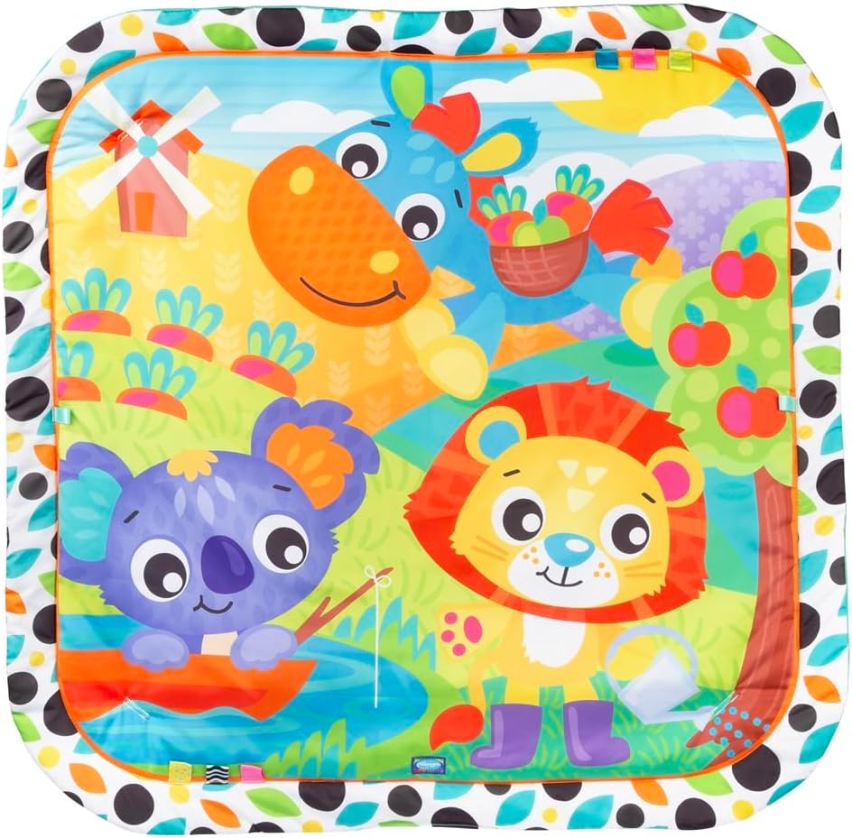 Playgro Giggly Garden Musical Gym, Sensory Toys, Multicolor