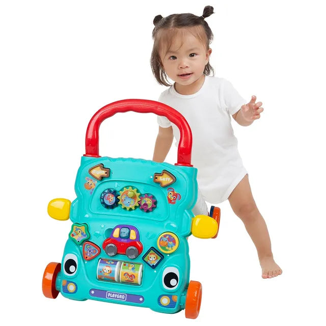 Playgro Tunes On The Move Walker, Car-Themed Fun - Multicolor