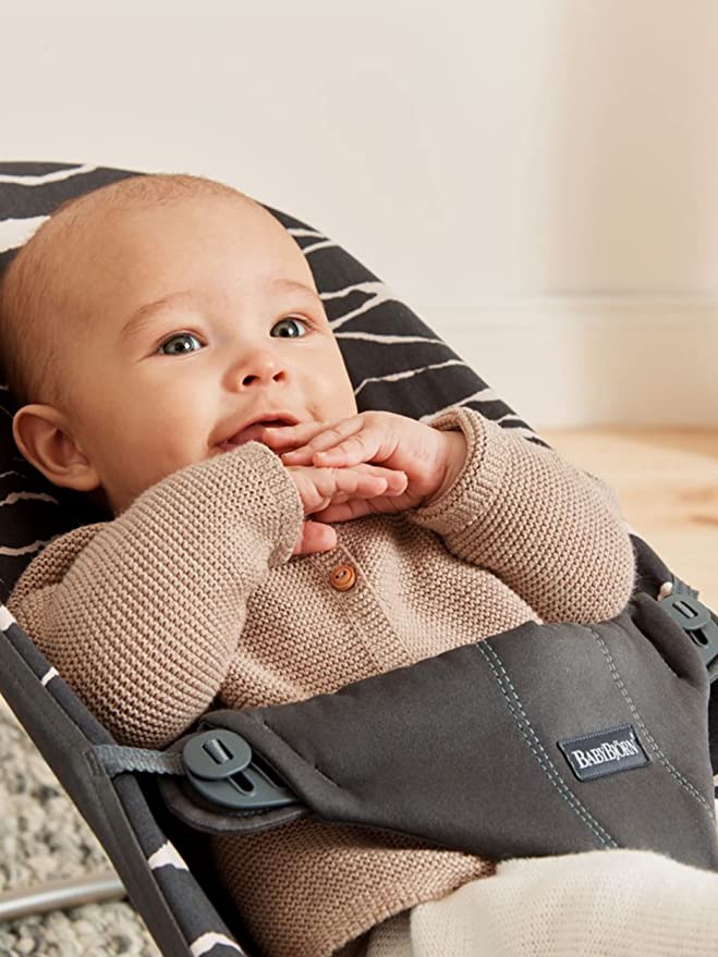 BABYBJORN - Bliss Cotton Bouncer - Anthracite/Landscape