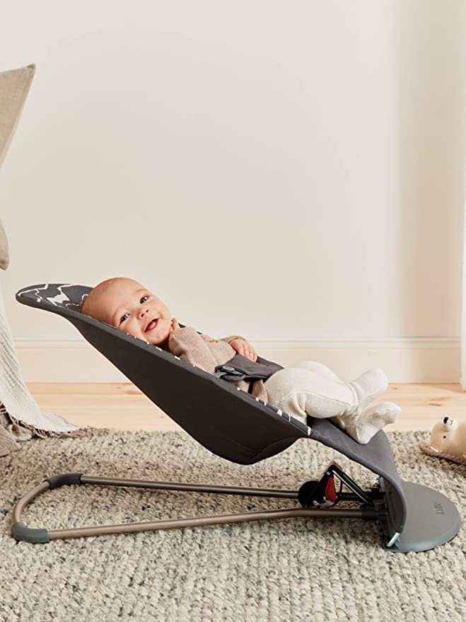 BABYBJORN - Bliss Cotton Bouncer - Anthracite/Landscape