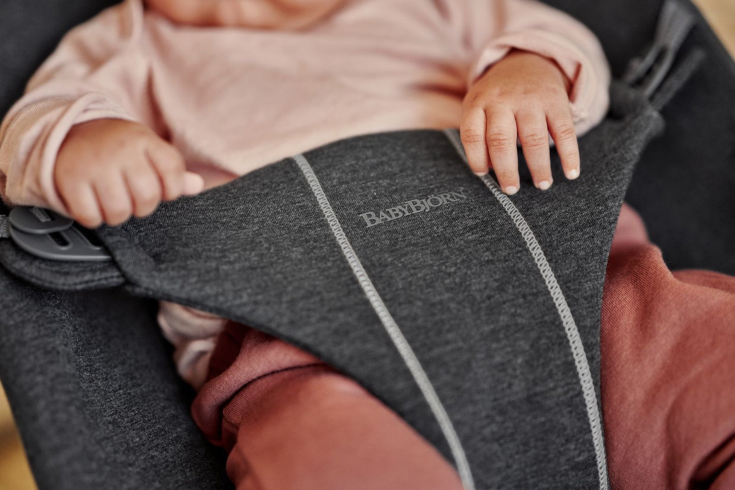 BABYBJORN - Bouncer Bliss 3D Jersey - Charcoal