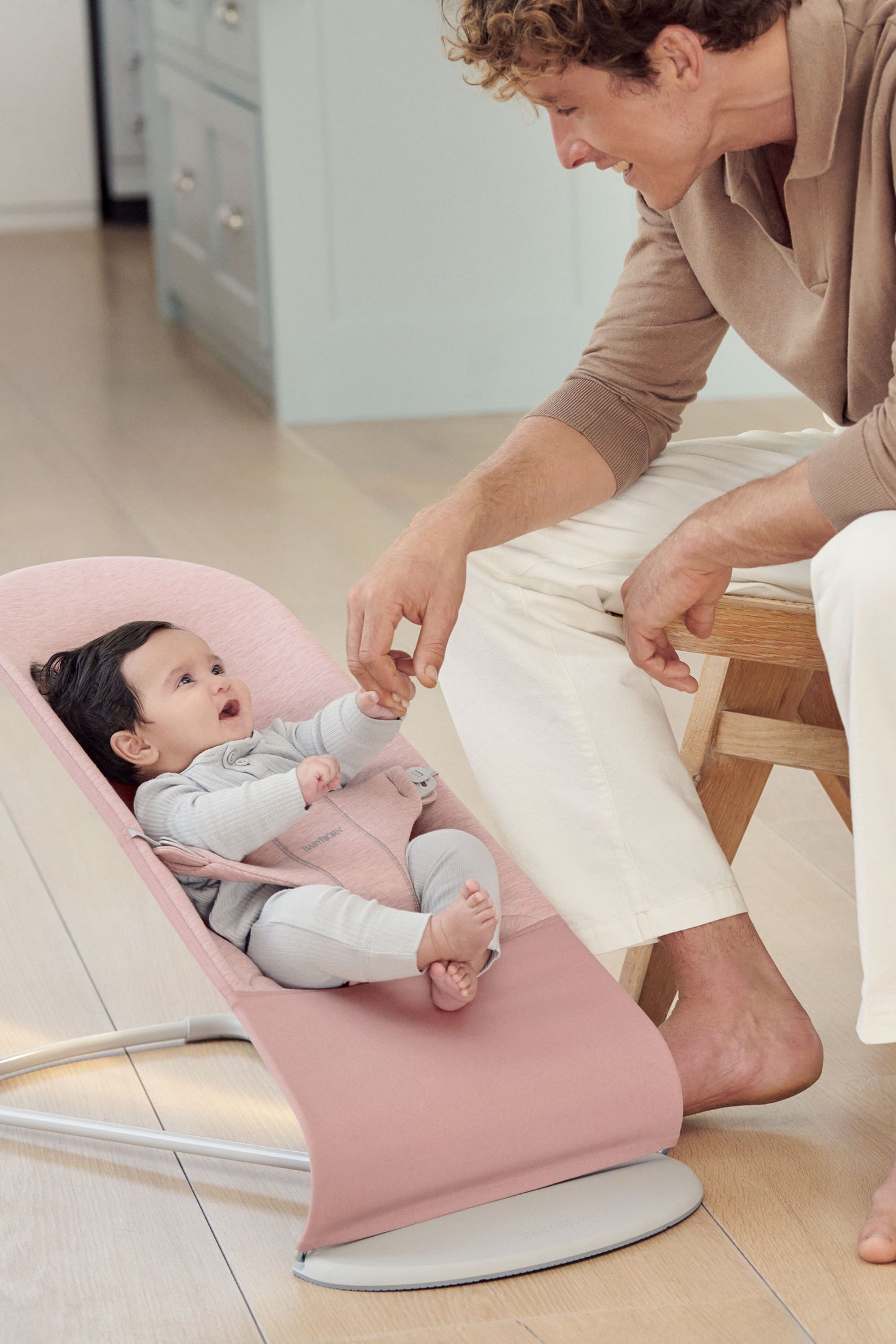 BABYBJORN - Bouncer Bliss, 3D Jersey