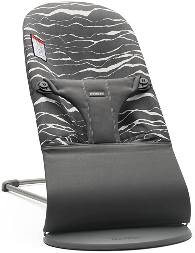 BABYBJORN - Bliss Cotton Bouncer - Anthracite/Landscape