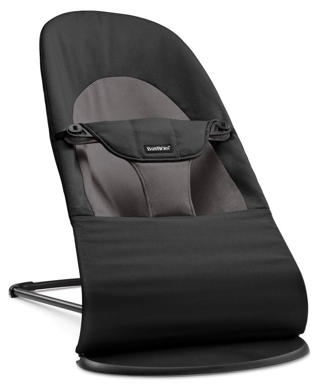 BabyBjörn Bouncer Balance Soft, Woven/Jersey, Beige /Grey , Lightweight & Portable