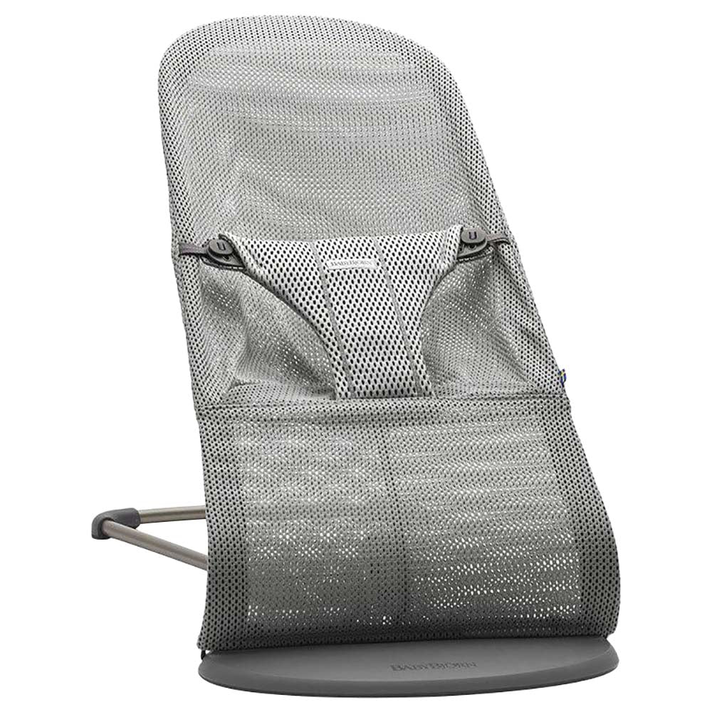 BabyBjörn Bouncer Bliss, Mesh, Anthracite, Lightweight & Portable