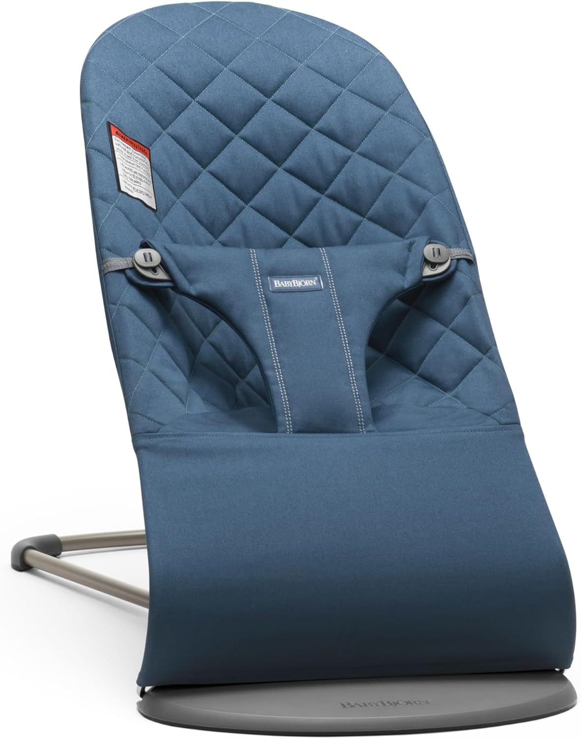 BabyBjörn Bouncer Bliss, Anthracite, Woven, Cotton Classic Quilt