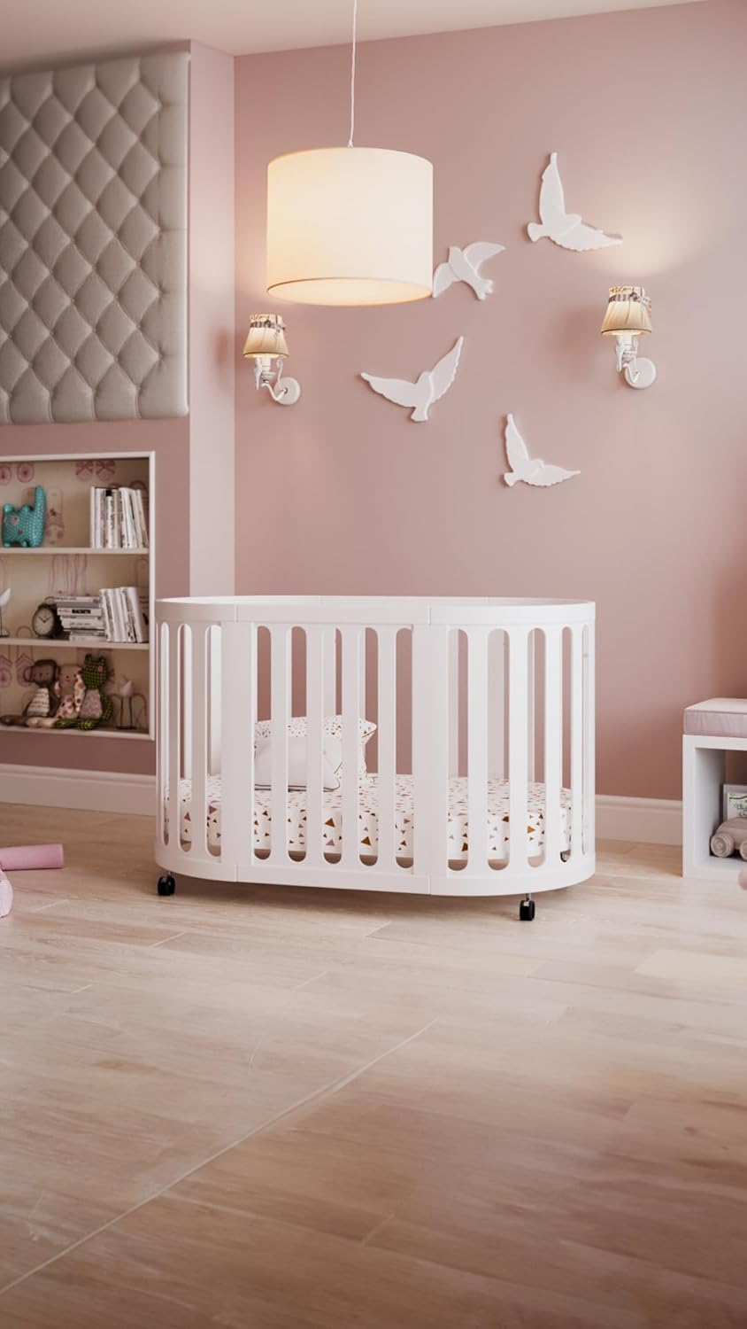Babyhood Kaylula Sova Cot Classic - White A world first; the Kaylula Sova Cot Classic is a revolution in cot design.