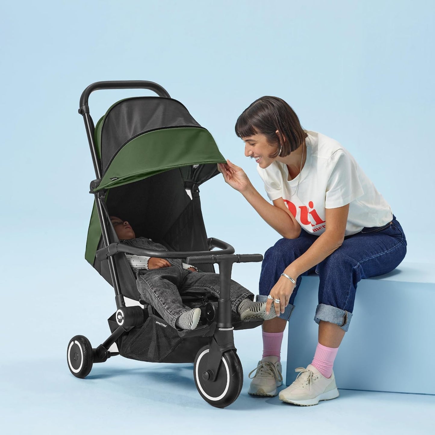 Smartrike Traveler 4-in-1 Stroller Tricycle - Forest Green