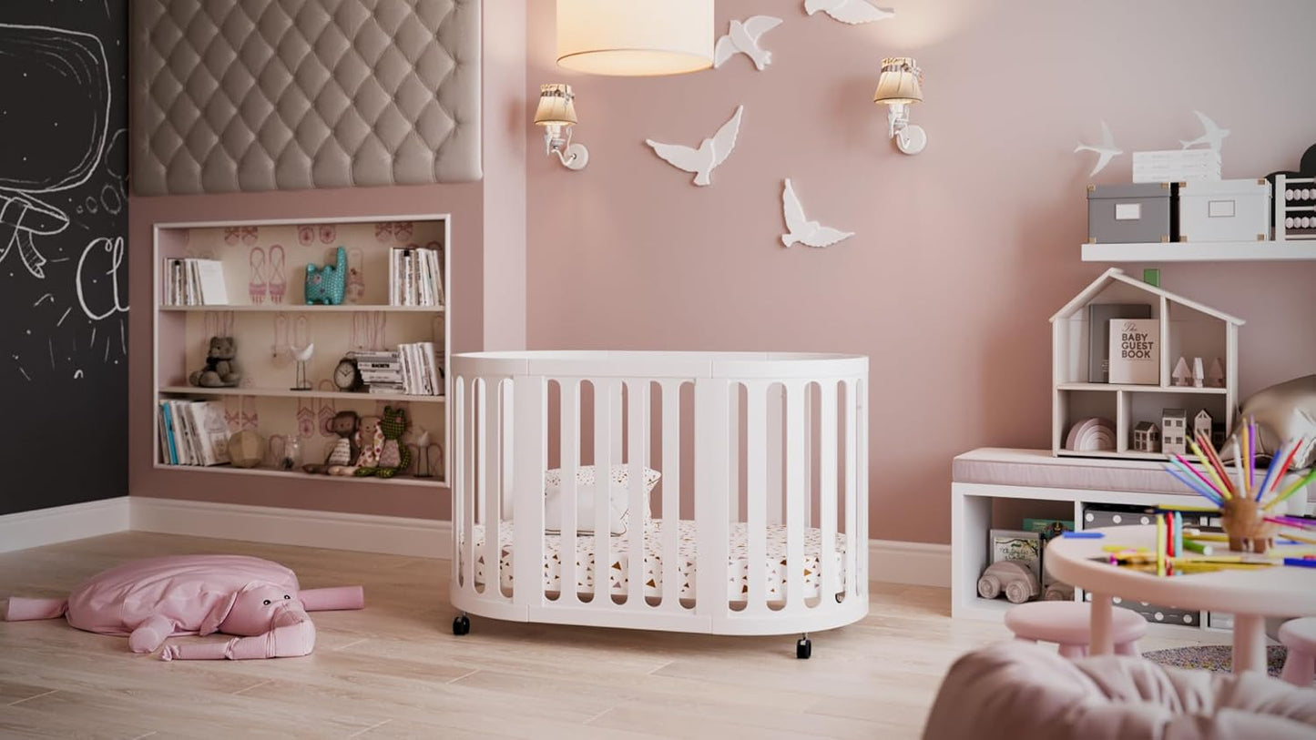 Babyhood Kaylula Sova Cot Classic - White A world first; the Kaylula Sova Cot Classic is a revolution in cot design.