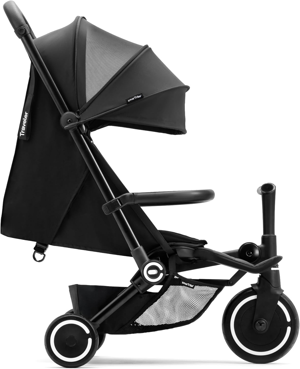 Smartrike Traveler 4-in-1 Stroller Tricycle - Onyx Black