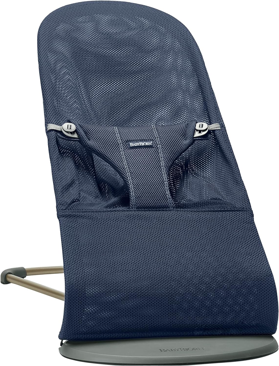 BabyBjörn Bouncer Bliss, Mesh, Anthracite, Lightweight & Portable