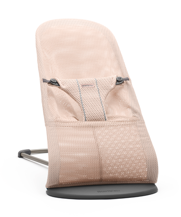BabyBjörn Bouncer Bliss, Mesh, Anthracite, Lightweight & Portable