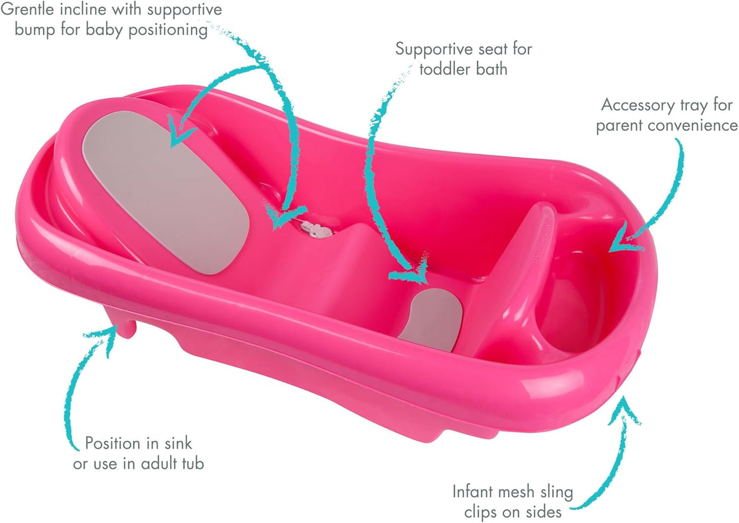 The First Years Sure Comfort Tub (Pinkwhale Sling)