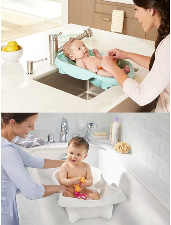 The First Years 4 in 1 Warming Comfort Tub - Convertible Baby Bathtub