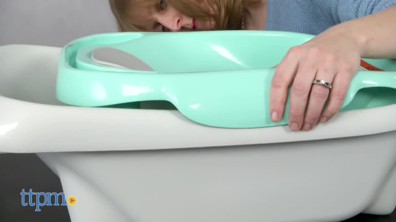 The First Years 4 in 1 Warming Comfort Tub - Convertible Baby Bathtub