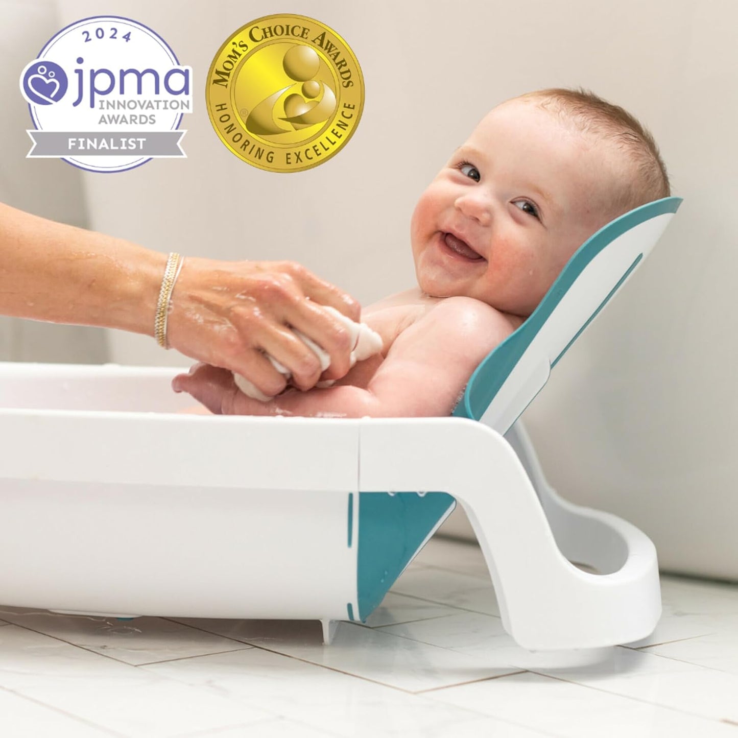 The First Years Sure Comfort 4-in-1 Reclining Baby Bathtub