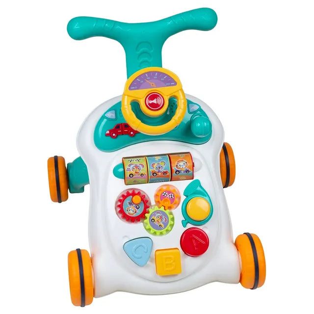 Playgro Zoom Zoomer Activity Walker, Car-Themed Fun - Multicolor