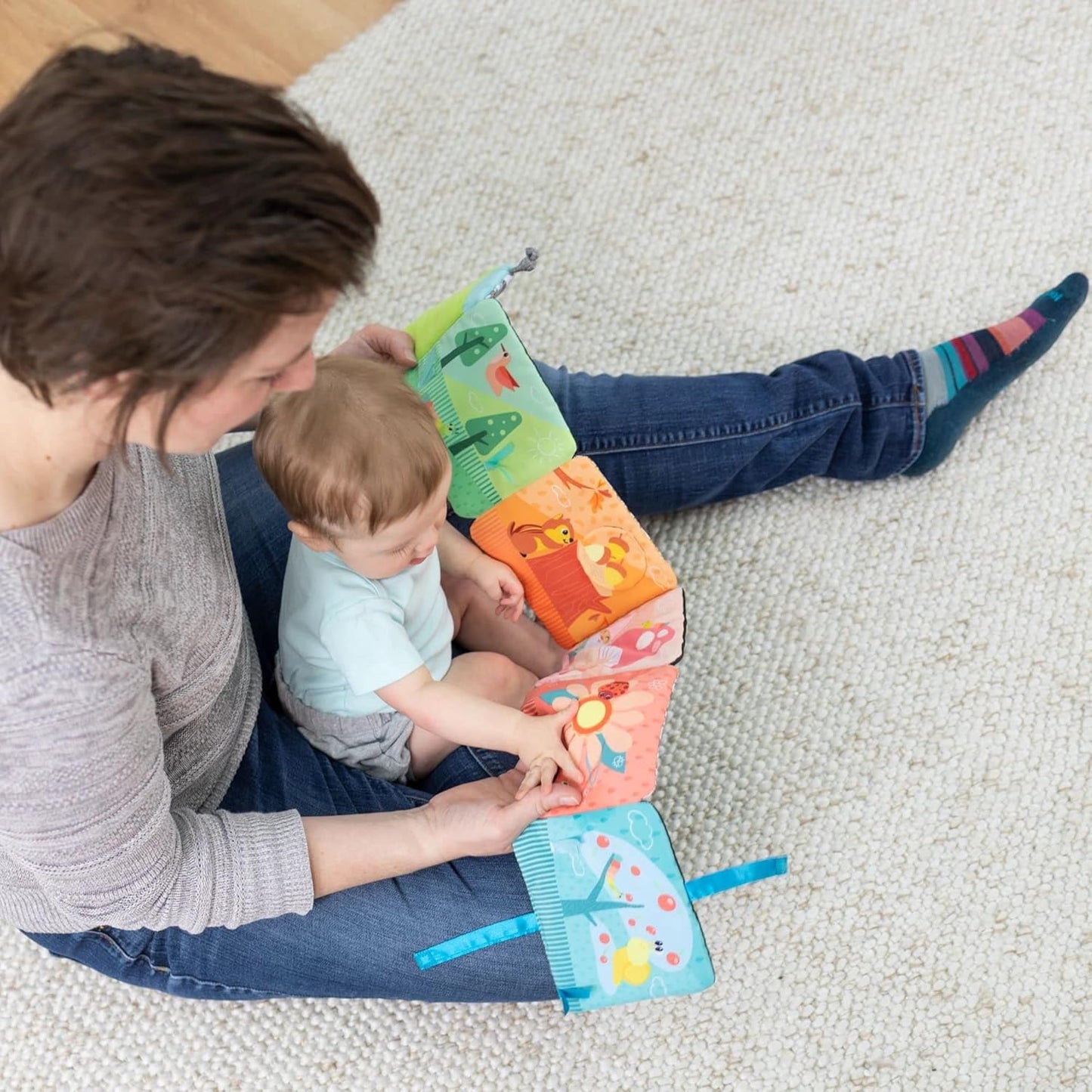 LAMAZE Colorful Caterpillar Journey, Newborn Baby Toy