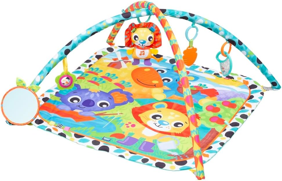 Playgro Giggly Garden Musical Gym, Sensory Toys,  Multicolor