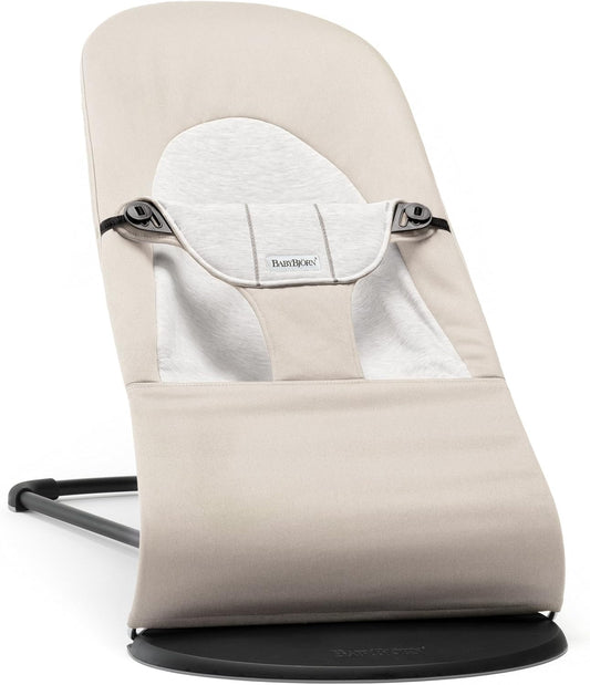 BabyBjörn Bouncer Balance Soft, Piece of 1, Beige - Grey