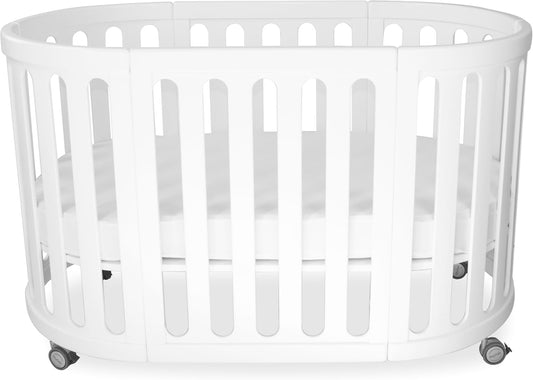 Babyhood Kaylula Sova Cot Classic - White A world first; the Kaylula Sova Cot Classic is a revolution in cot design.