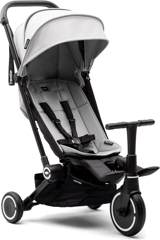 Smartrike Traveler 4-in-1 Stroller Tricycle - Everest White