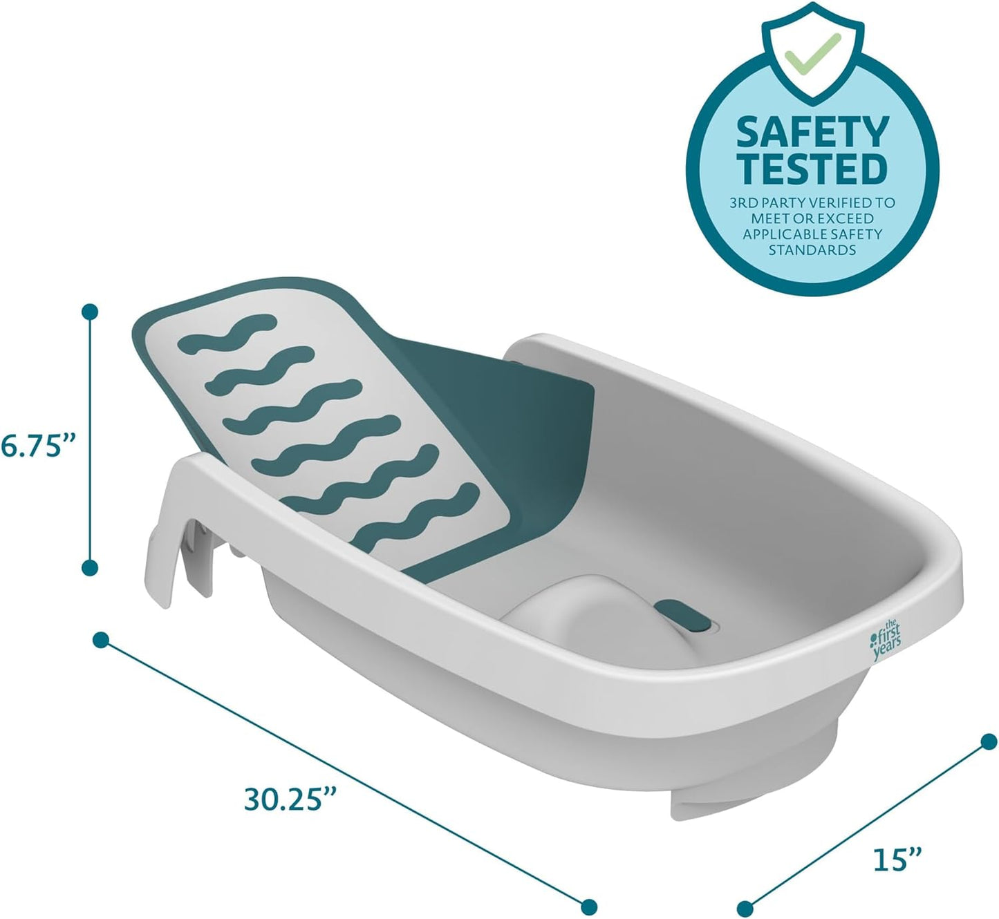 The First Years Sure Comfort 4-in-1 Reclining Baby Bathtub